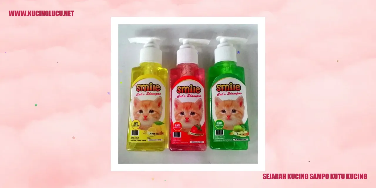 Kucing Sampo Kutu Kucing