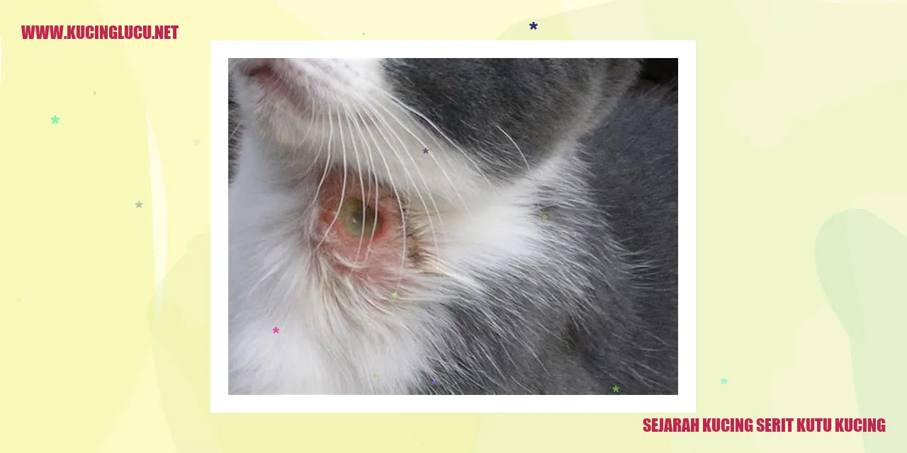 Sejarah Kucing Serit Kutu Kucing
