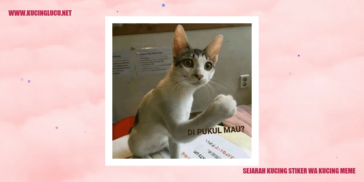 Stiker WhatsApp kucing