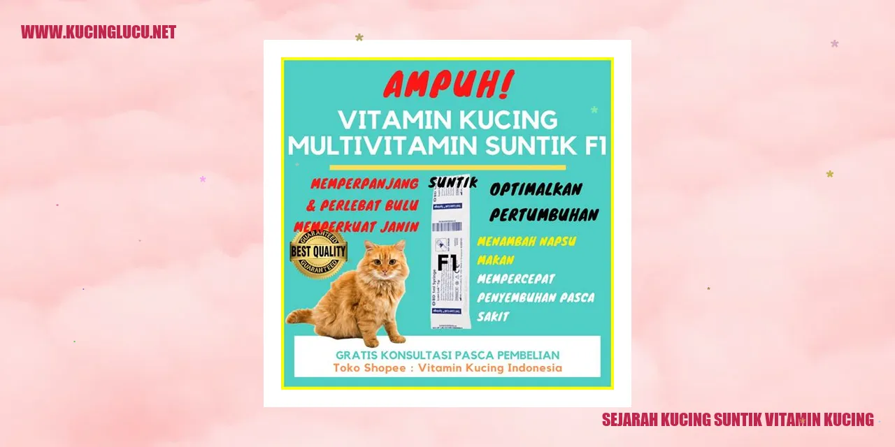 Kucing suntik vitamin kucing