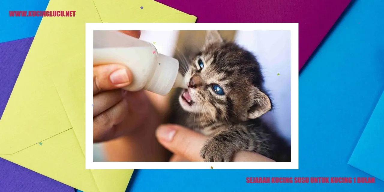 Gambar Kucing Susu untuk Kucing 1 Bulan