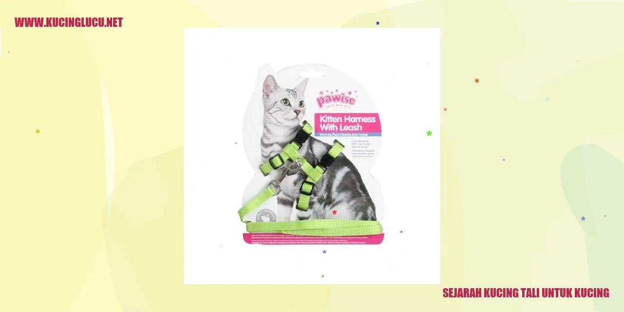Sejarah Kucing Tali untuk Kucing
