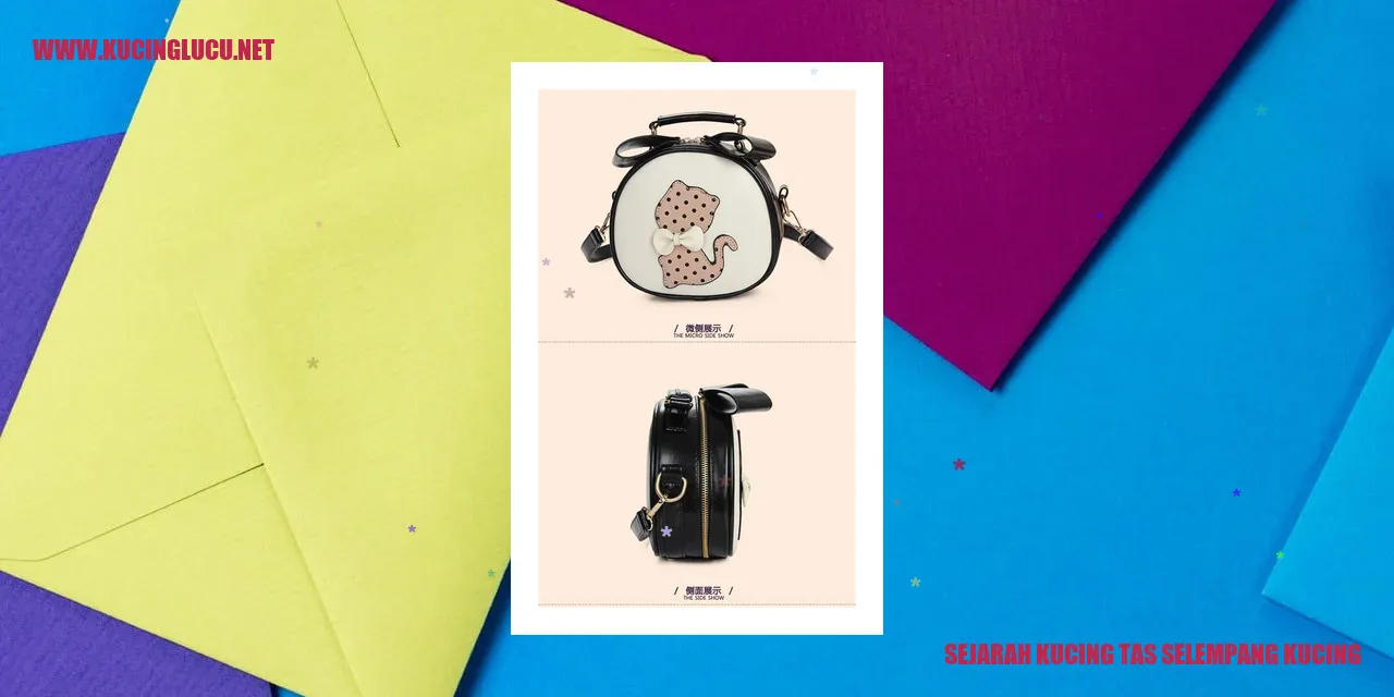 Gambar Sejarah Kucing Tas Selempang Kucing