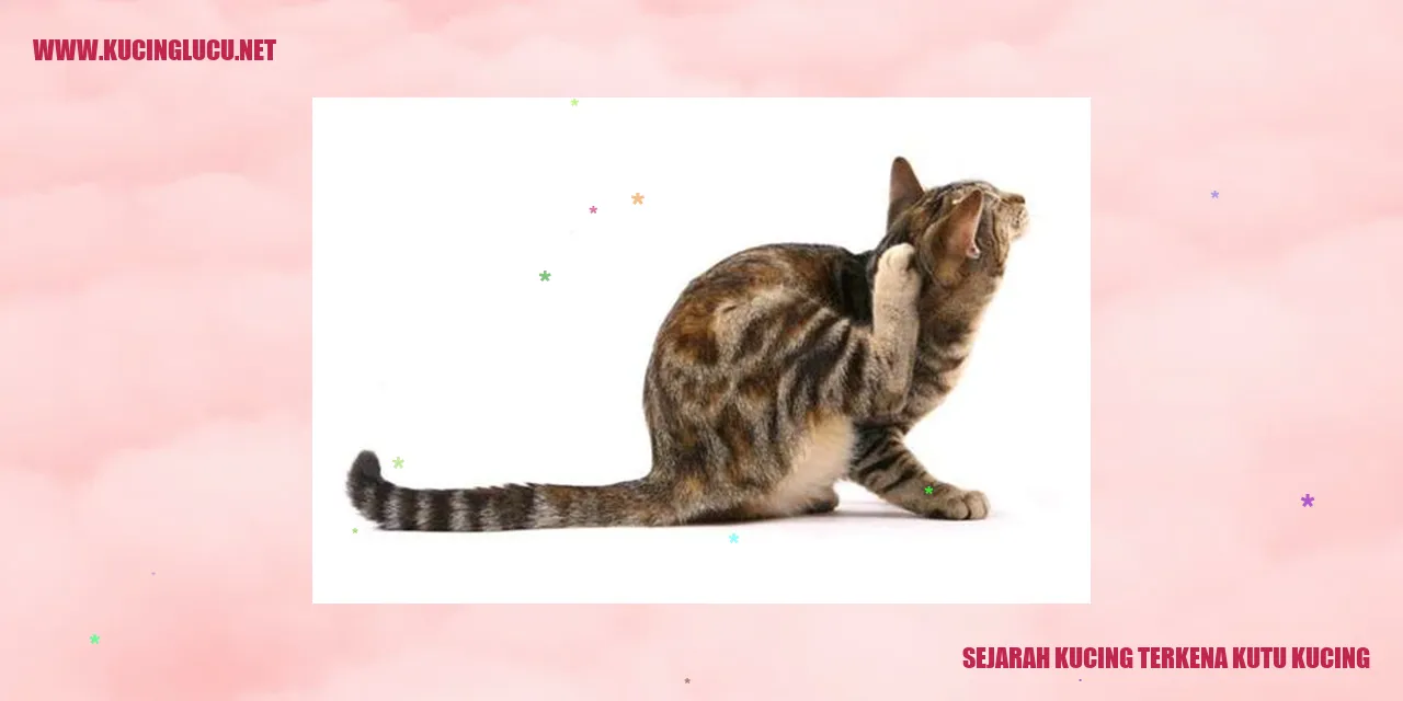 Sejarah Kucing terkena kutu kucing