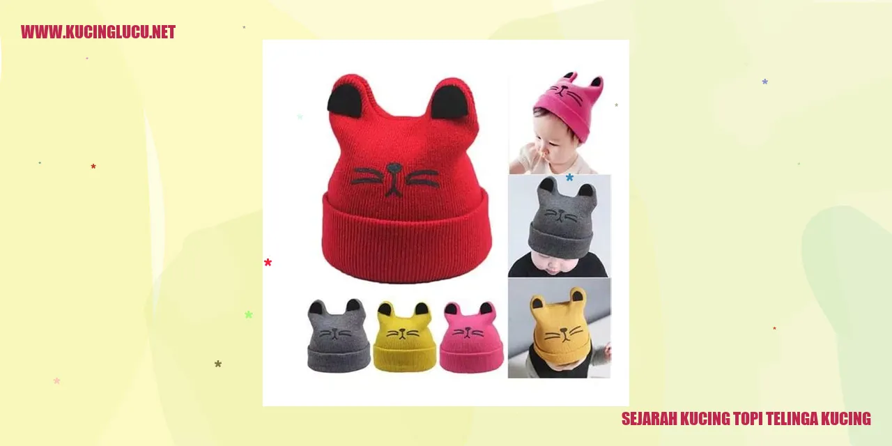 Ilustrasi Kucing Topi Telinga Kucing