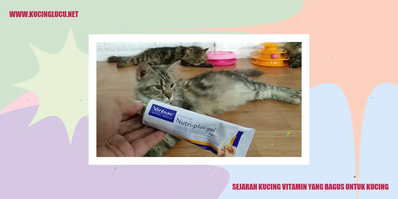 sejarah kucing vitamin yang bagus untuk kucing