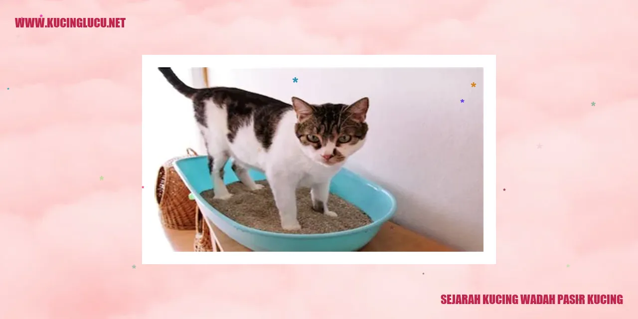 Sejarah Kucing Wadah Pasir Kucing