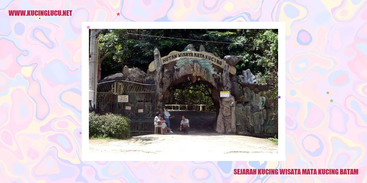 Sejarah Kucing Wisata Mata Kucing Batam