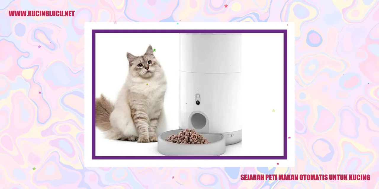 Peti Makan Otomatis untuk Kucing