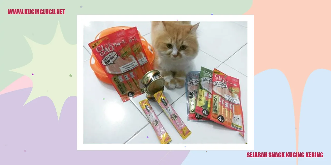 Ilustrasi Snack Kucing Kering