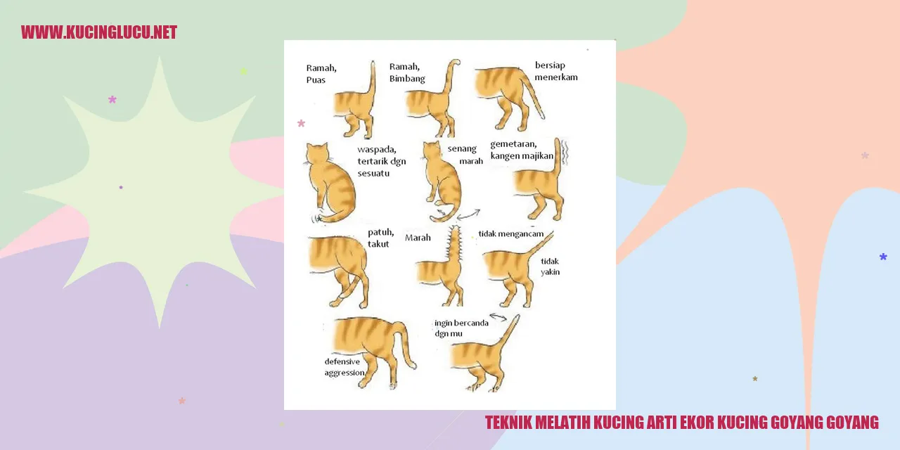 Kucing dengan ekor goyang-goyang