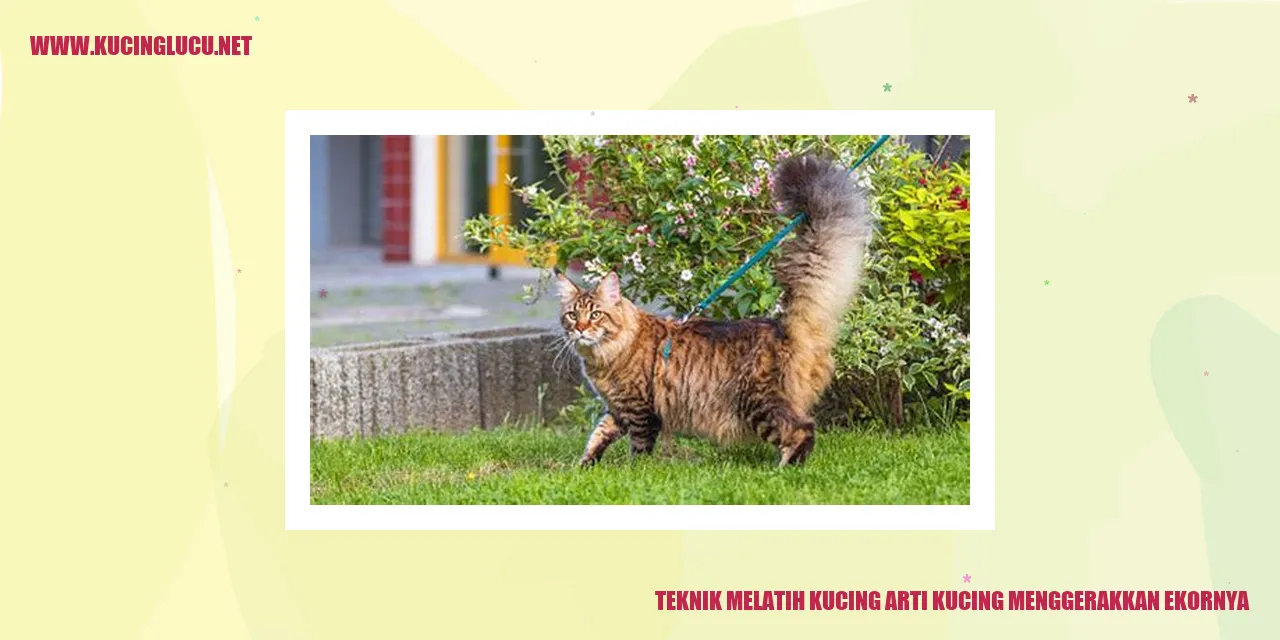 Ilustrasi kucing yang bermain dengan ekornya