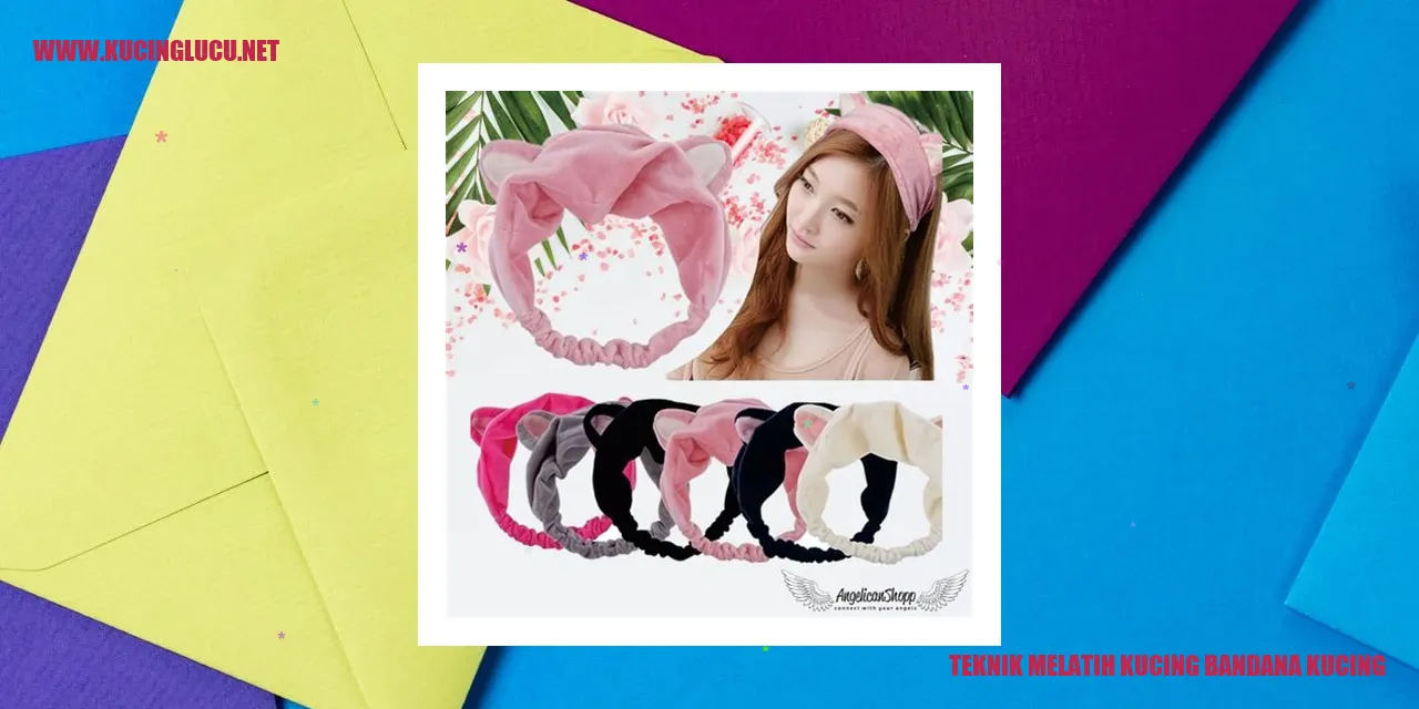 Foto Kucing Memakai Bandana
