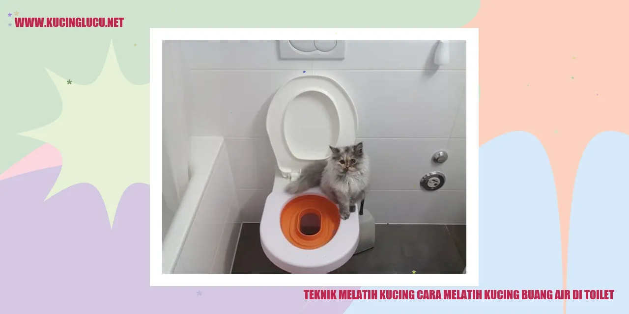 Ilustrasi kucing di toilet