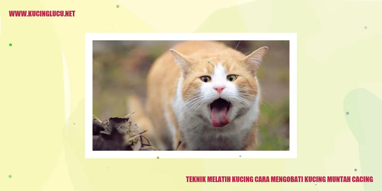 Kucing Muntah Cacing