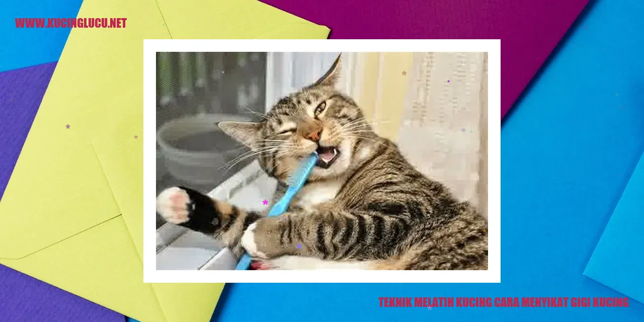 Teknik Melatih Kucing Cara Menyikat Gigi Kucing