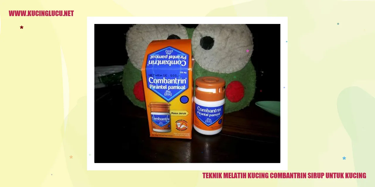 Kucing minum sirup