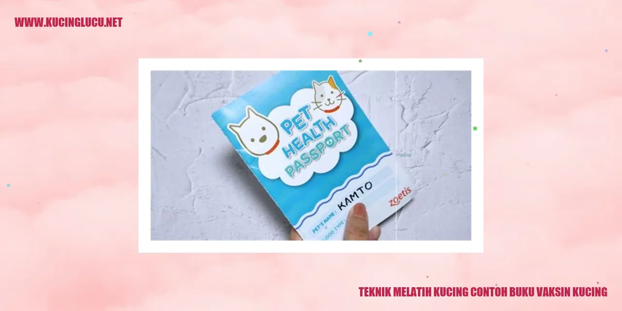 contoh buku vaksin kucing