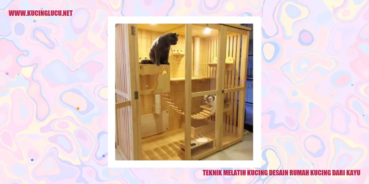 Rumah Kucing dari Kayu