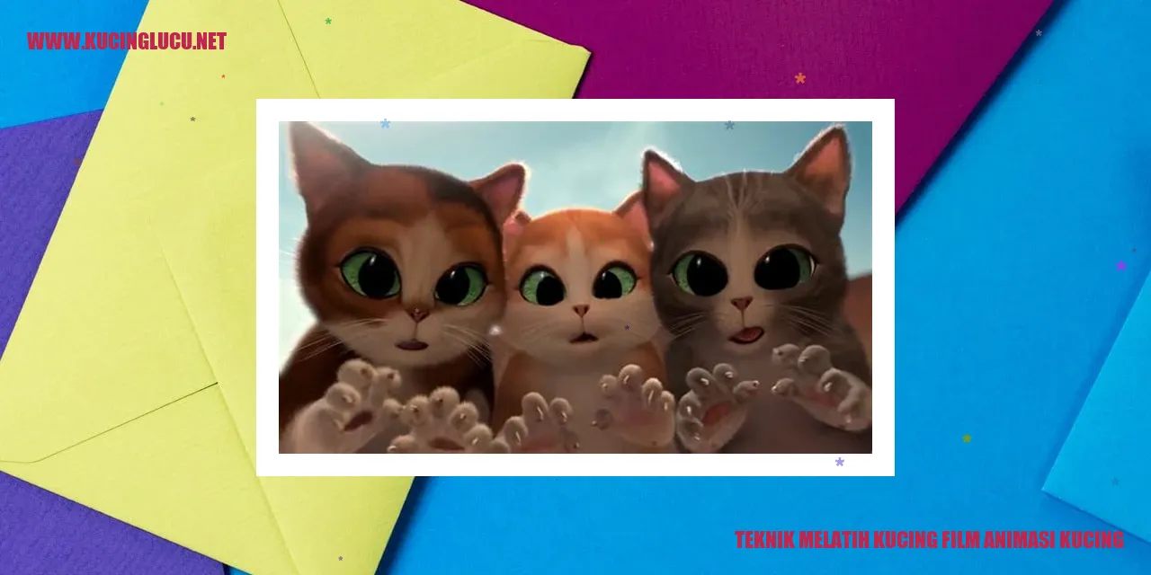 Teknik Melatih Kucing film animasi kucing
