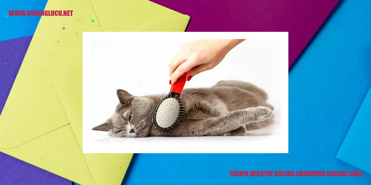 Kucing yang Menjaga Kesehatan dengan Grooming
