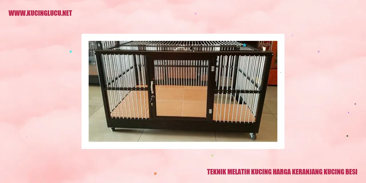 Keranjang Kucing Besi