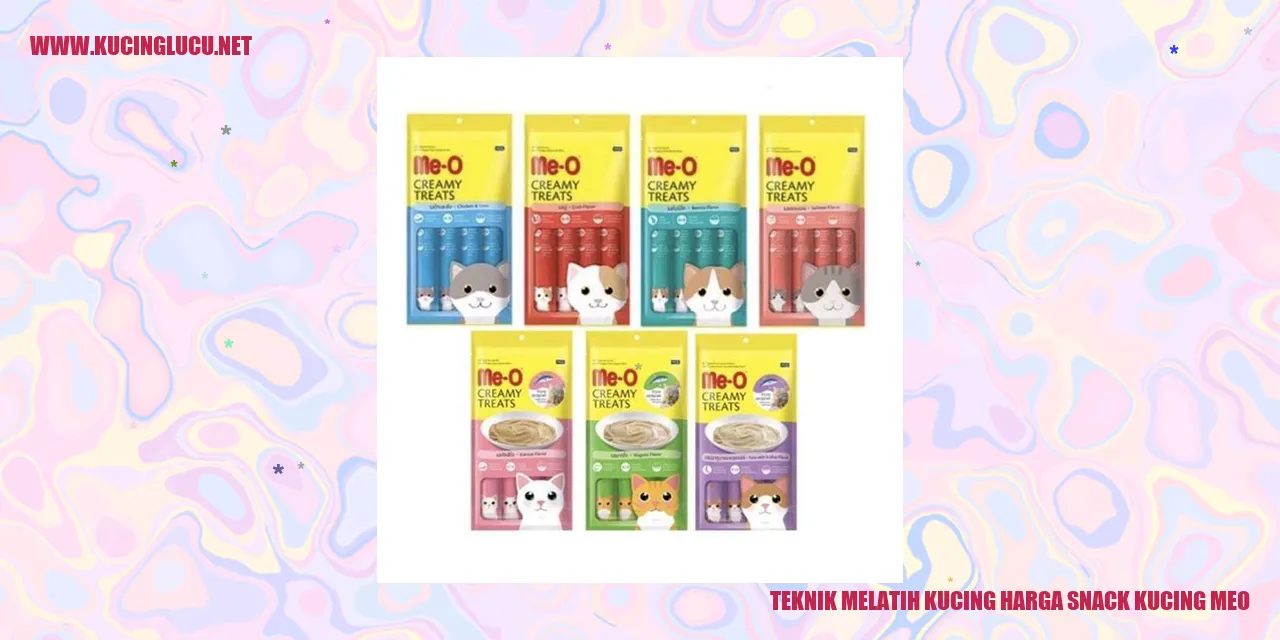 Gambar kucing yang senang mendapatkan snack