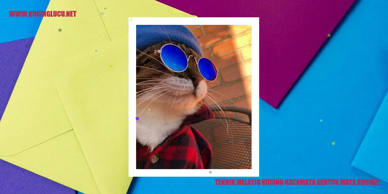 Gambar Kucing Kacamata
