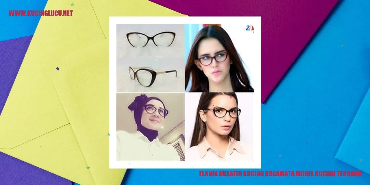 Kucing kacamata yang stylish