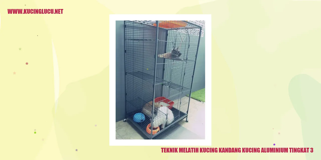 Kucing di Kandang Tingkat 3