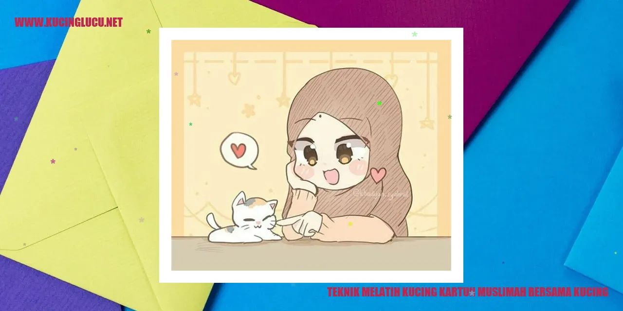 Kucing Kartun Muslimah