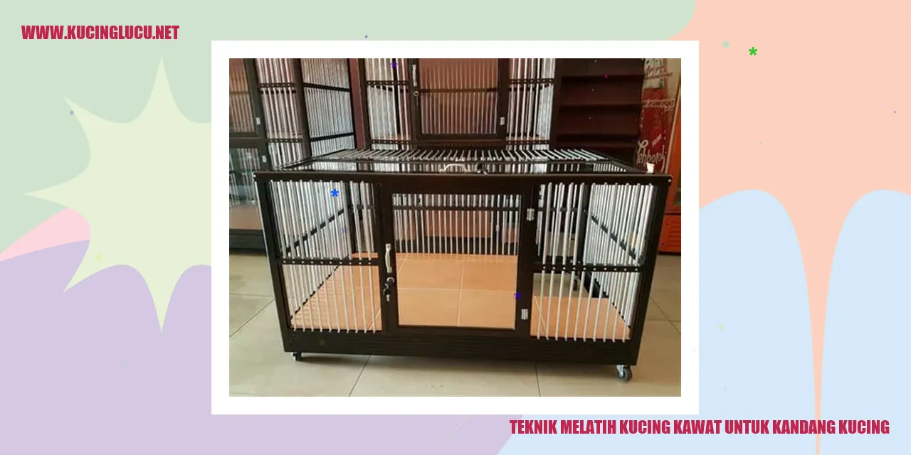Kucing kawat untuk kandang kucing