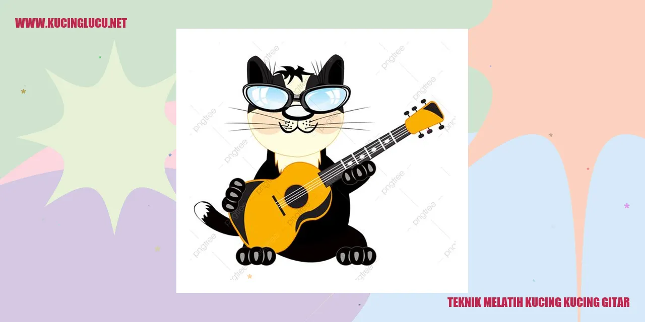 Gambar Kucing Bermain Gitar