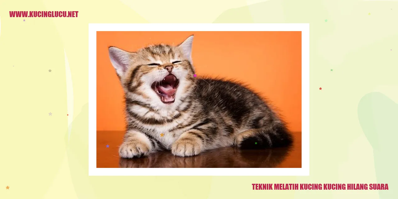 Gambar Kucing yang Hilang Suara