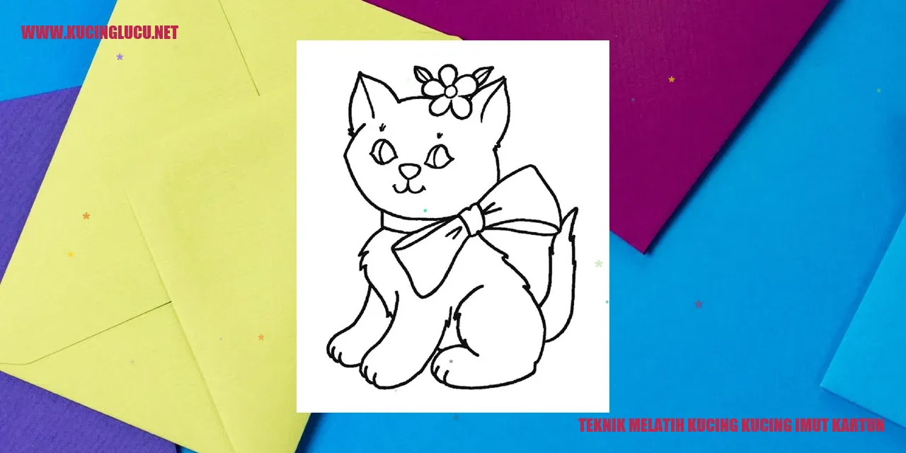 Kucing lucu dalam kartun