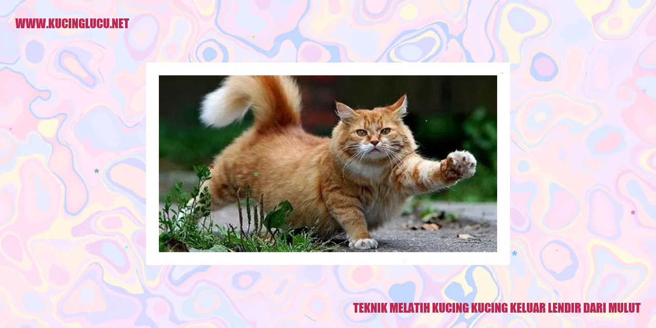 Kucing Mengeluarkan Lendir