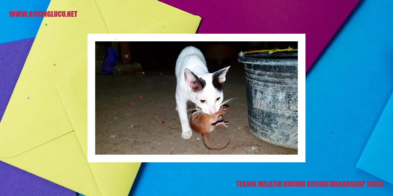 Ilustrasi Kucing Menangkap Tikus
