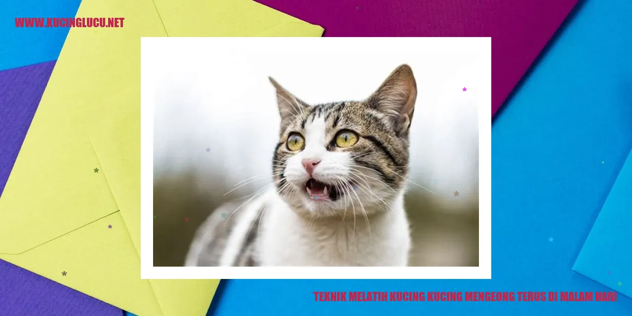 Gambar Kucing Mengeong