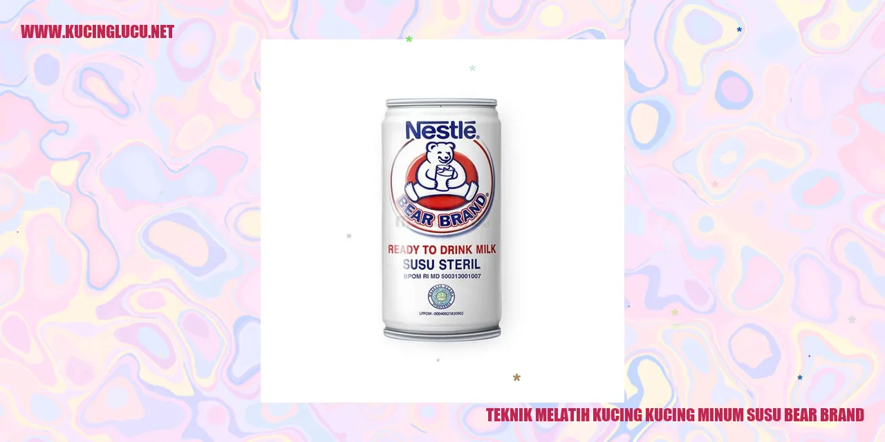 Kucing Minum Susu Bear Brand