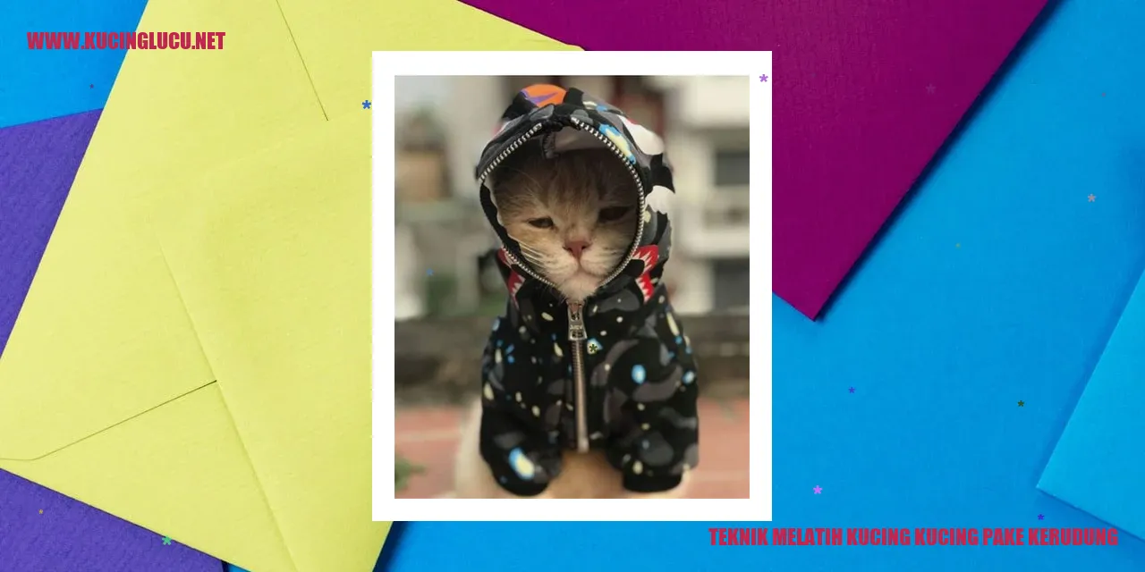 Gambar Kucing dengan Kerudung