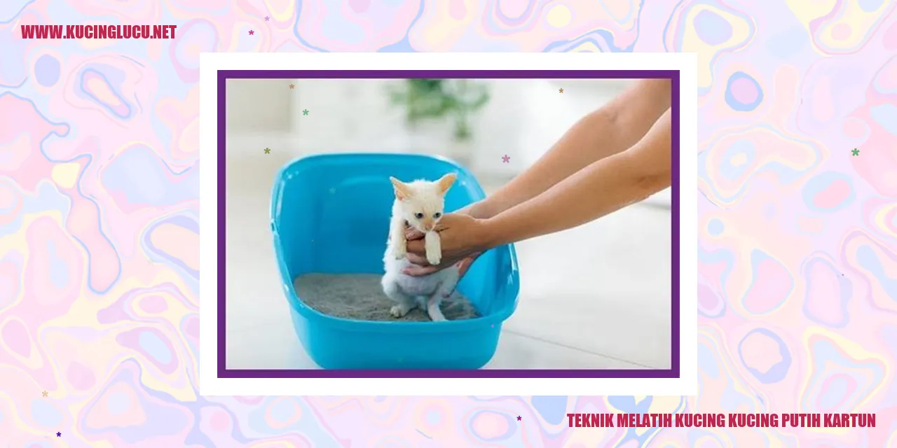 Gambar Kucing Putih Kartun