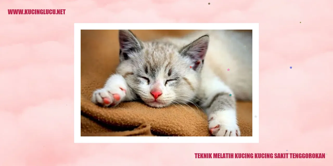 Gambar Kucing Sedang Terkena Sakit Tenggorokan