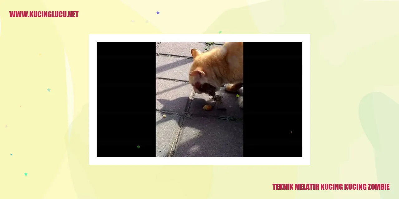 Gambar Kucing Zombie