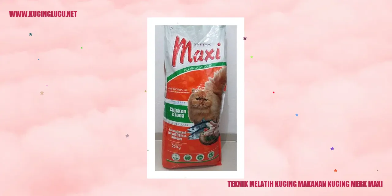 Kucing makanan kucing merk maxi