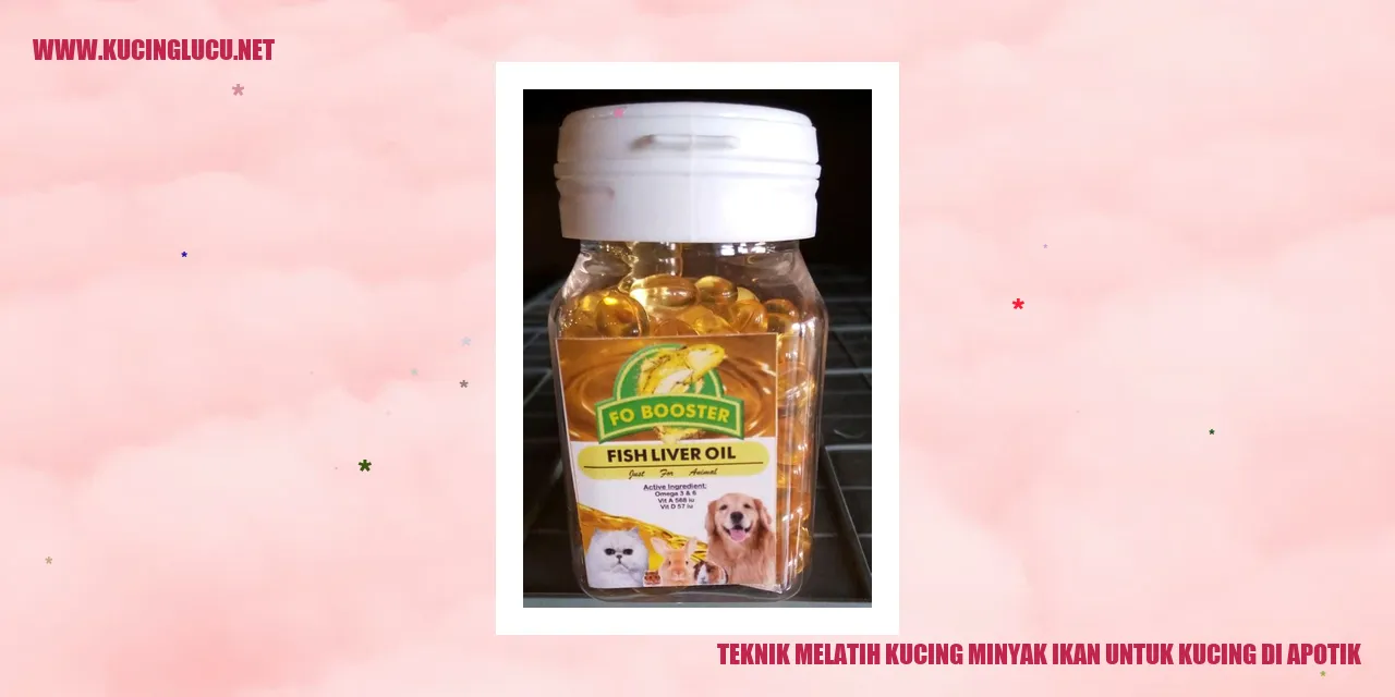 Minyak Ikan untuk Kucing