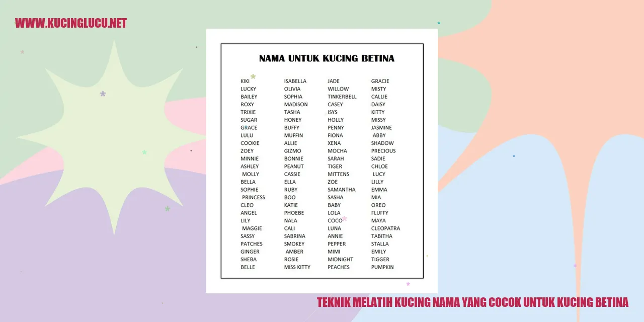 Gambar kucing betina menggemaskan