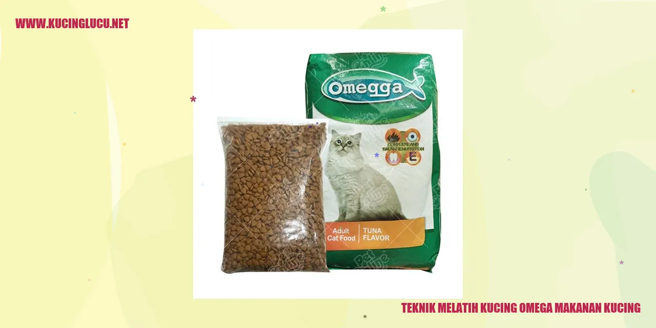 Teknik Melatih Kucing Omega Makanan Kucing
