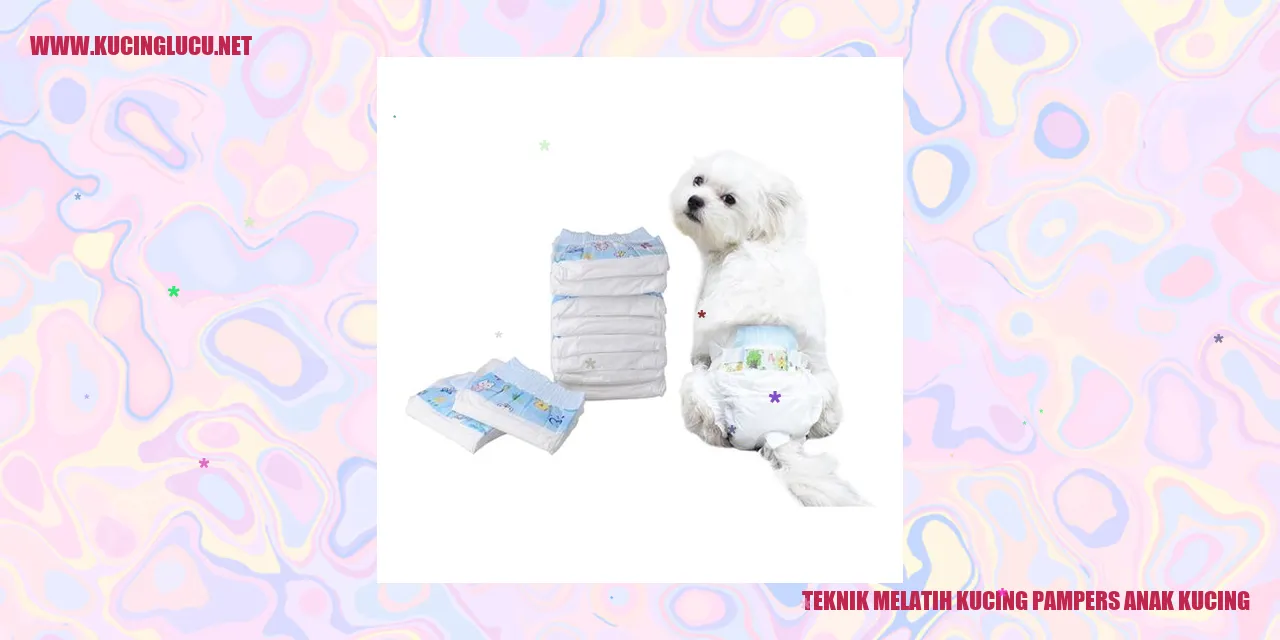 gambar kucing menggunakan pampers