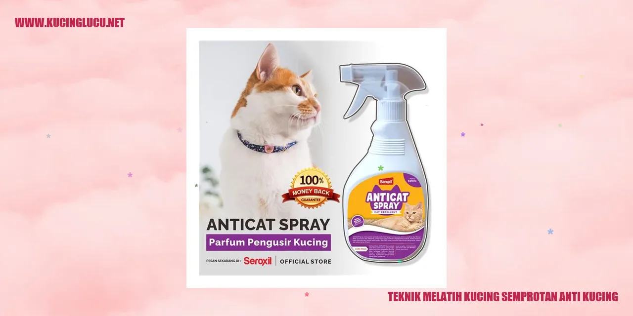 Teknik Melatih Kucing dengan Semprotan Anti Kucing