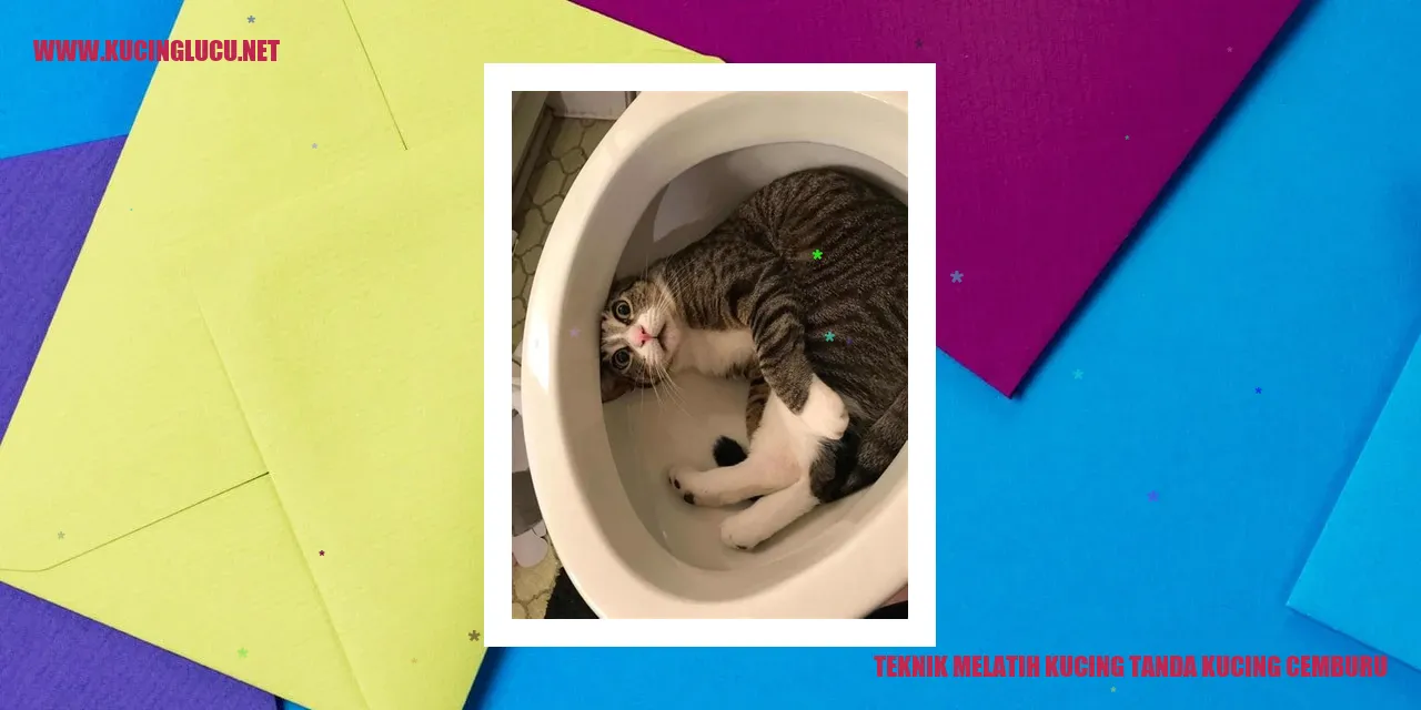 Teknik Melatih Kucing tanda kucing cemburu